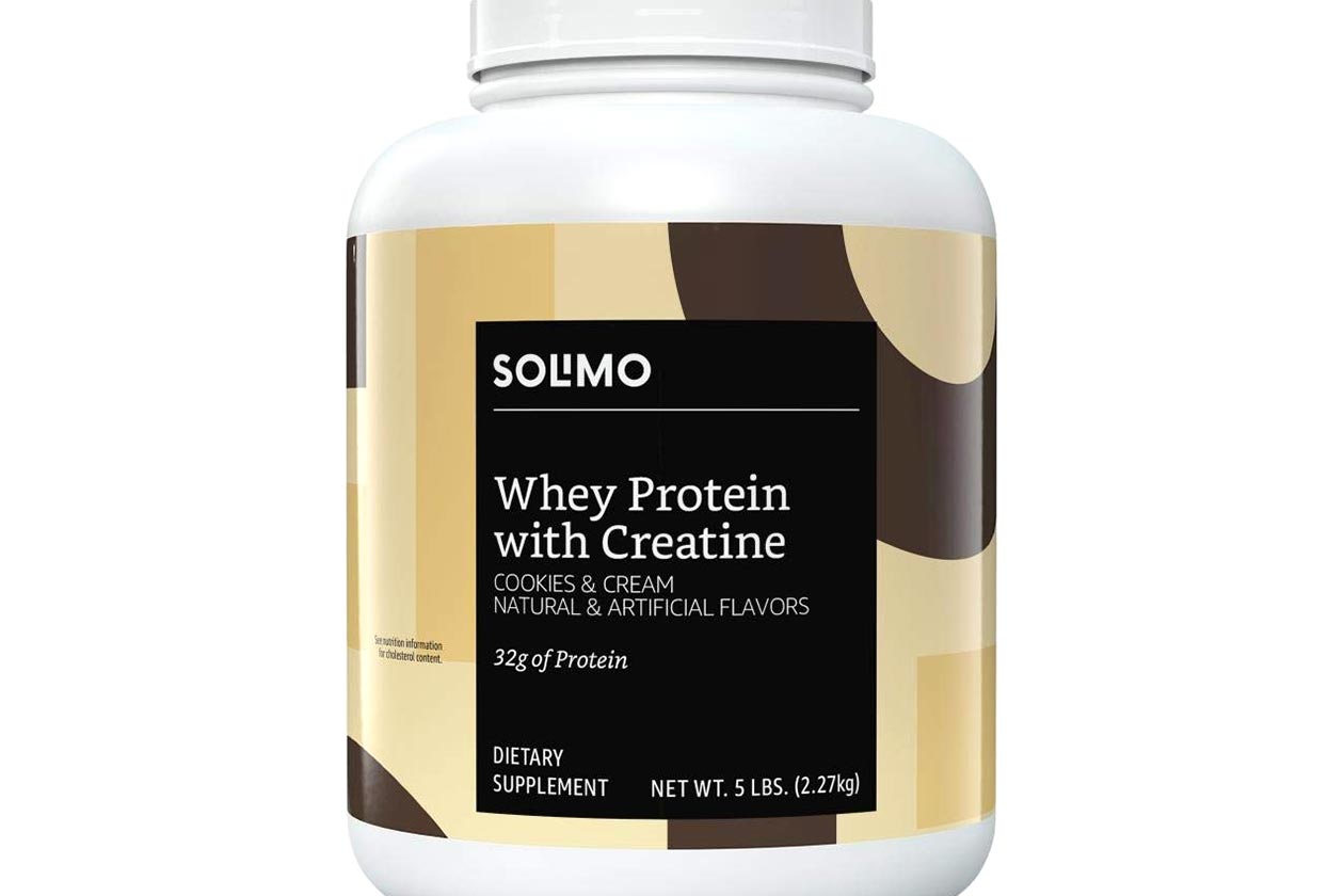 solimo cookies cream whey protein