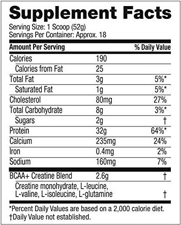 solimo whey protein with creatine