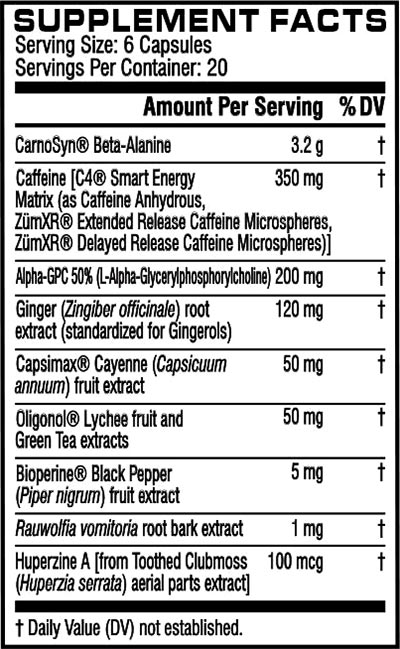 c4 ultimate shred capsules