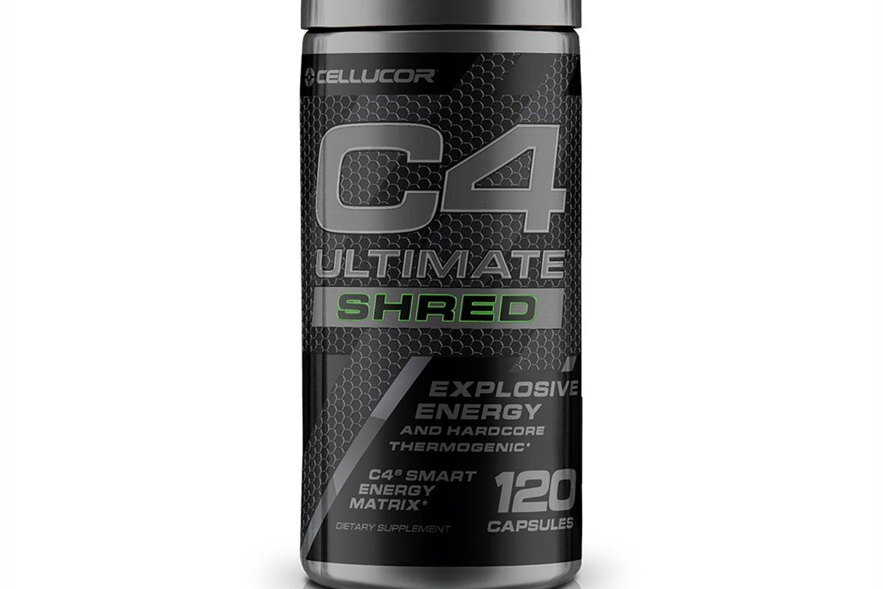 Cellucor moves to full transparency with its C4 Ultimate Shred capsules.