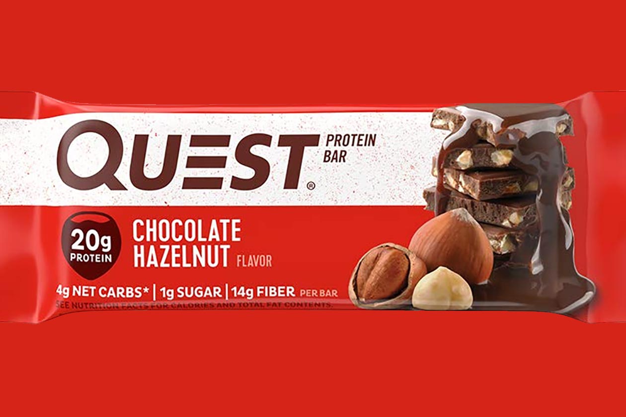 chocolate hazelnut quest bar