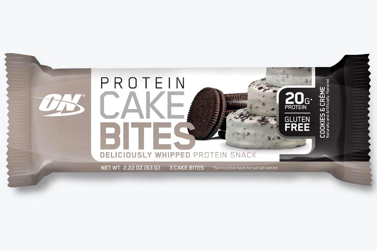 cookies and cream protein cake bites