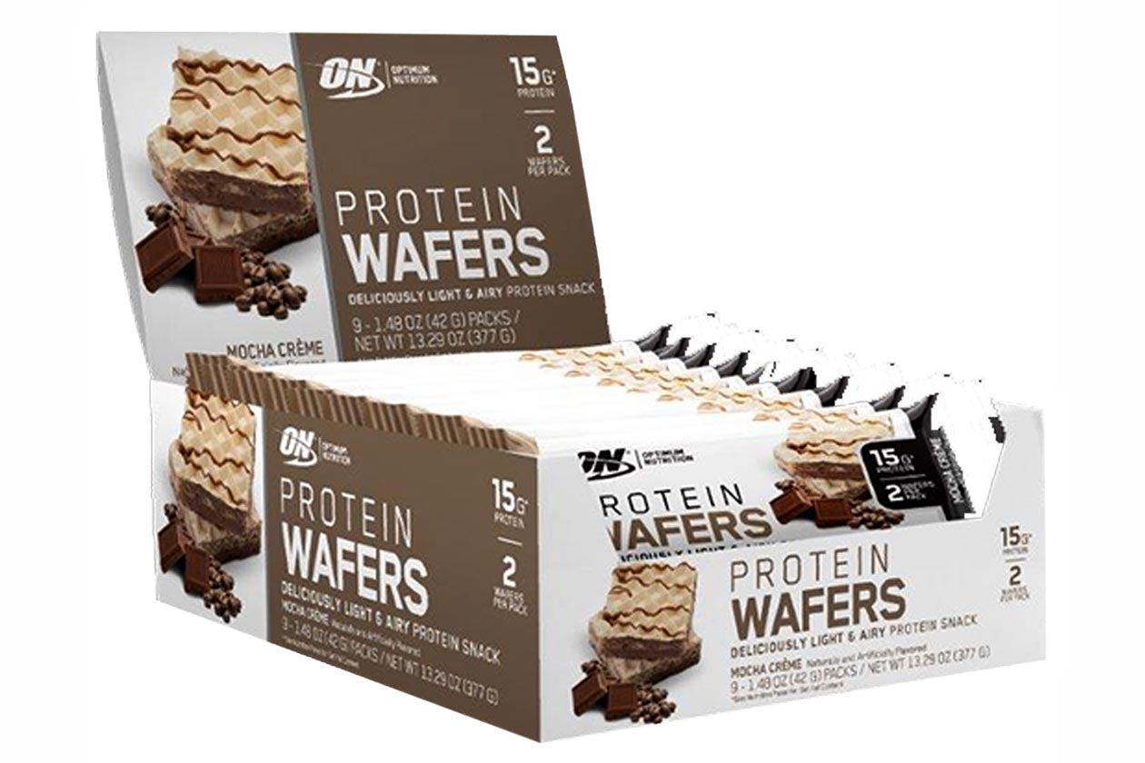 optimum nutrition protein wafers