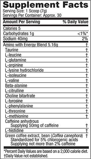 solimo aminos with energy