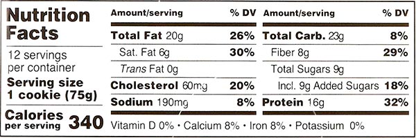 solimo protein cookie