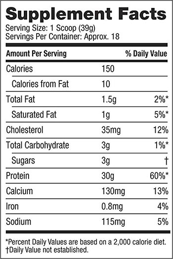 solimo whey protein isolate blend