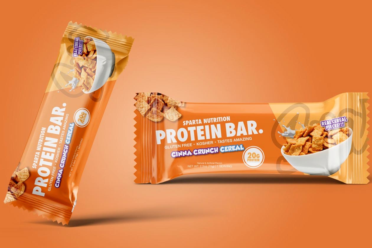 sparta nutrition protein bar