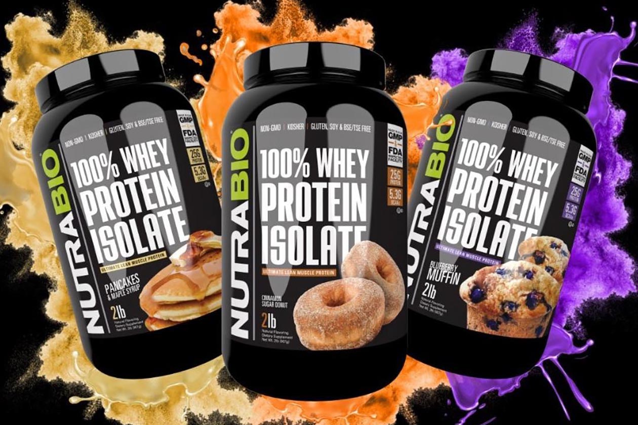 cinnamon sugar donut nutrabio whey protein isolate