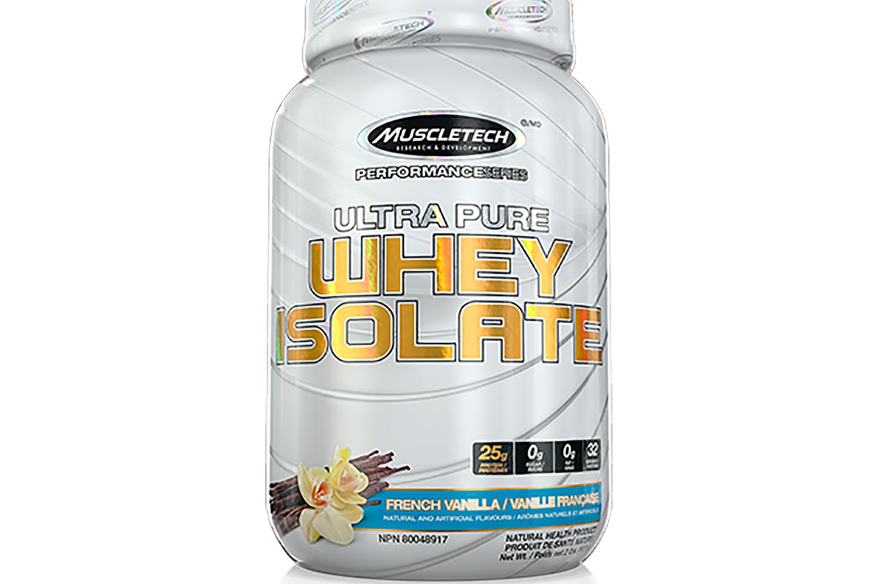 muscletech ultra pure whey isolate
