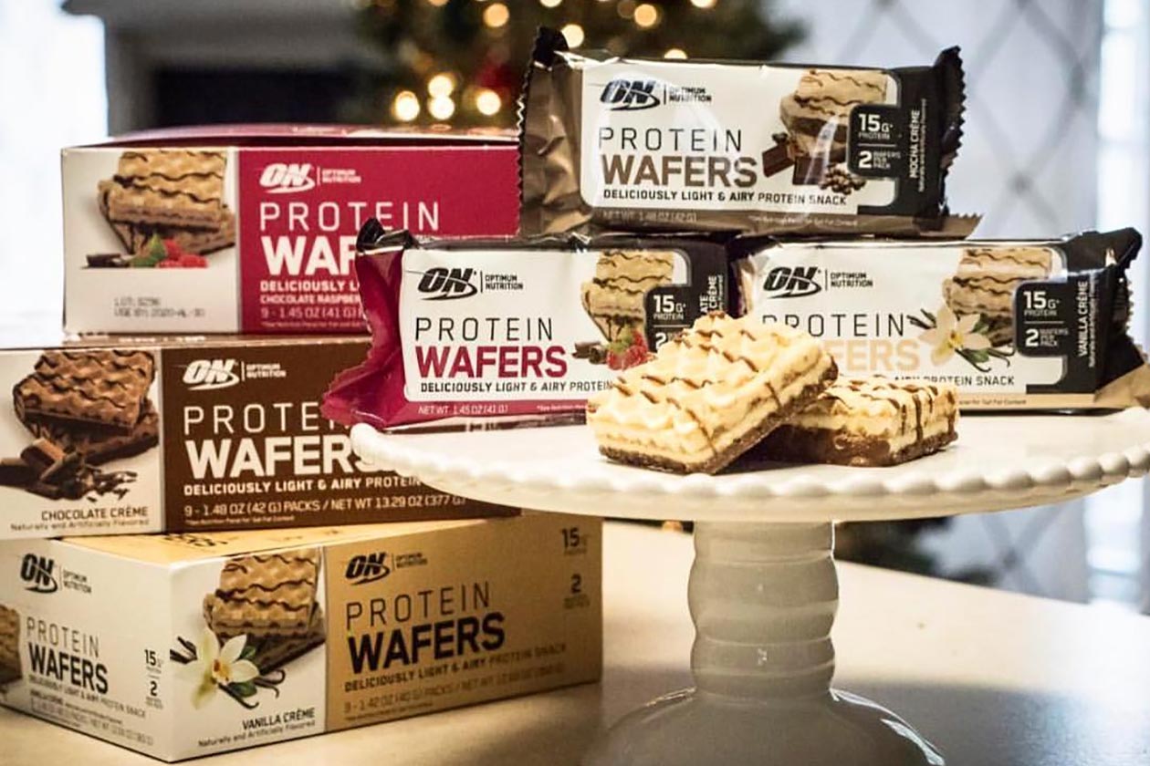 optimum nutrition protein wafers