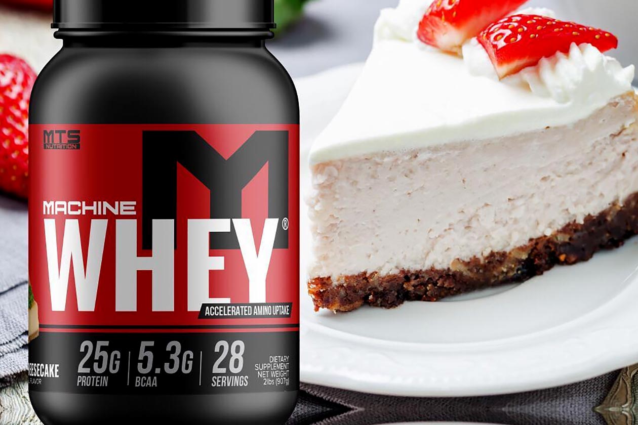 strawberry cheesecake machine whey