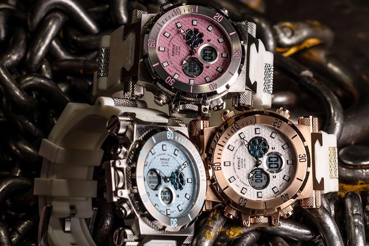 Watch dial featuring Lord of the Rings language – SwissPL Watch