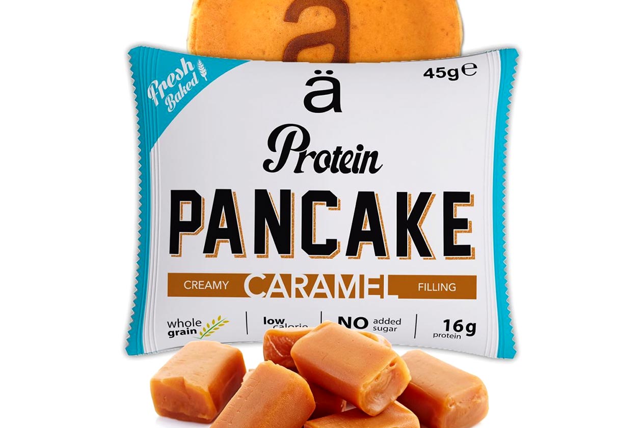 creamy caramel nano protein pancake