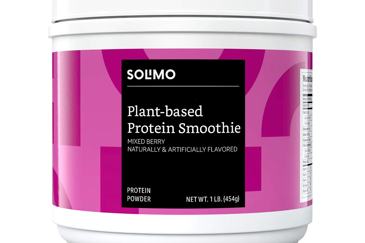 solimo plant based protein smoothie