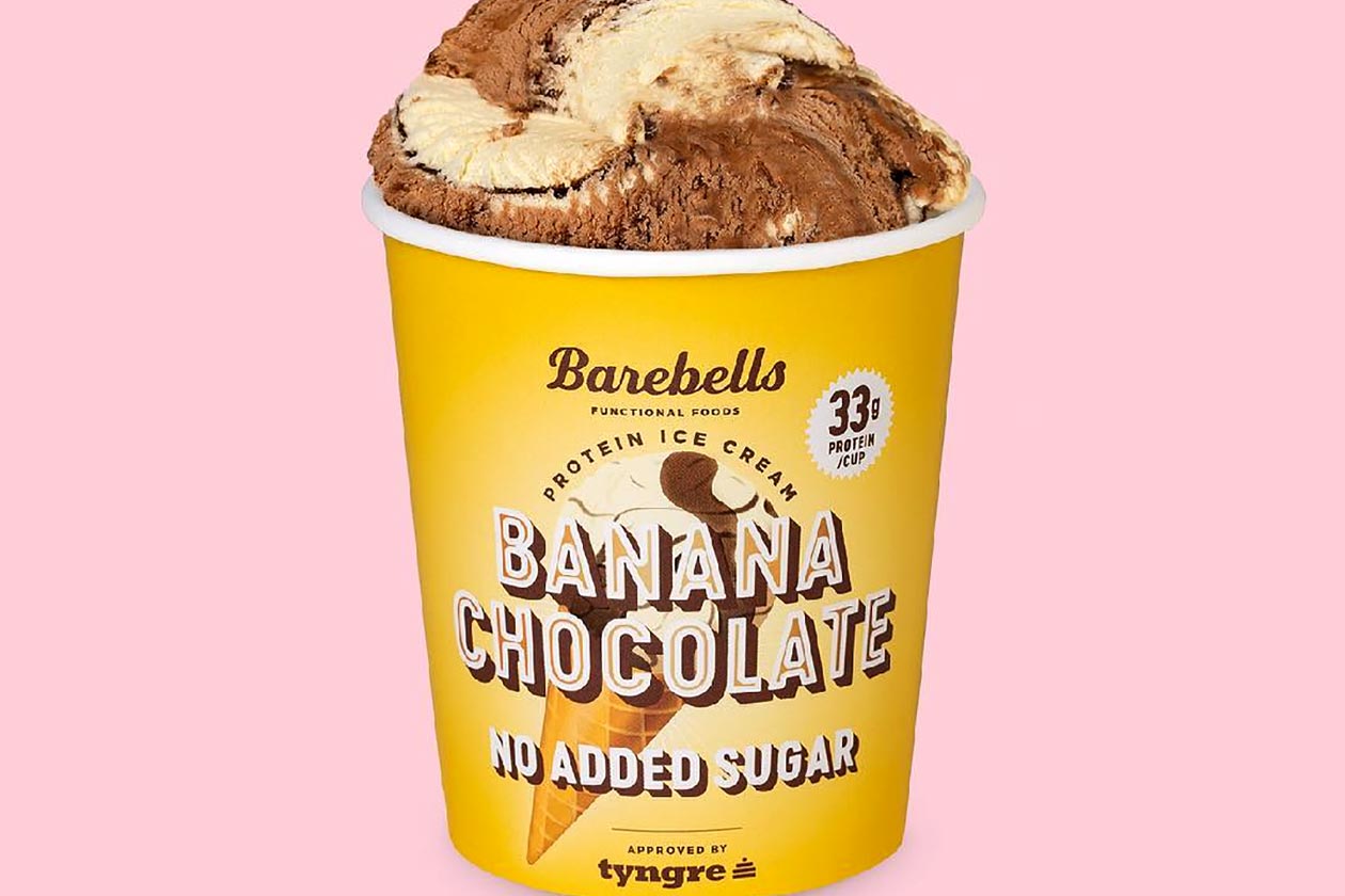 banana chocolate barebells ice cream