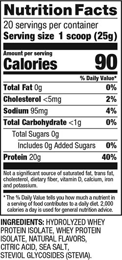 dymatize iso100 hydrolyzed clear