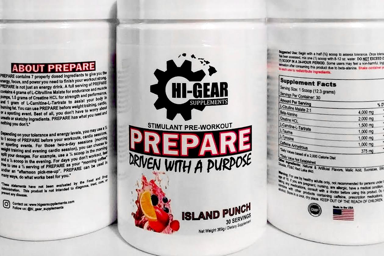 hi gear supplements prepare