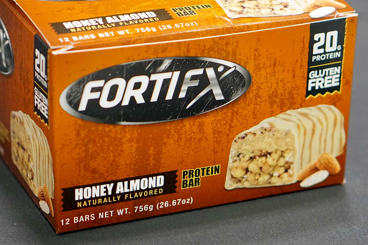 honey almond fortifx protein bar