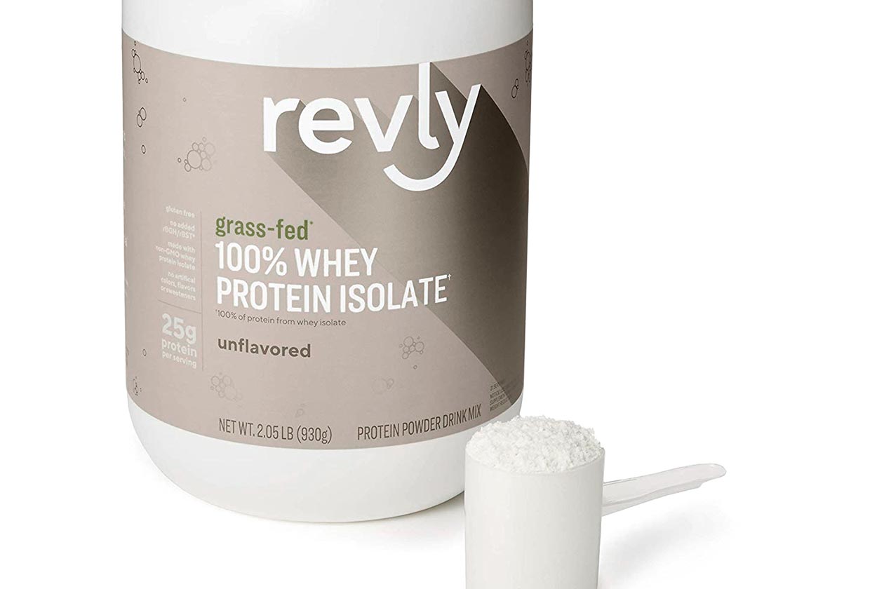 revly grass fed whey isolate