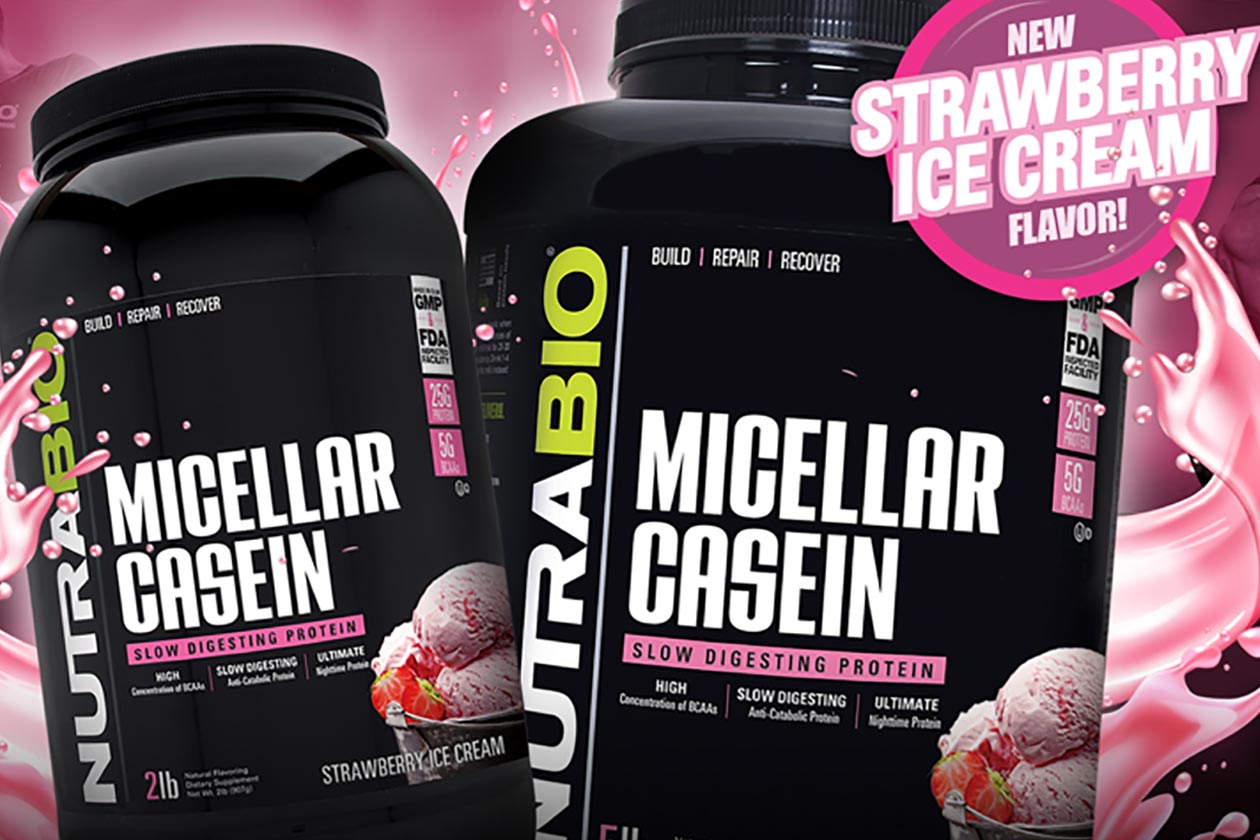 strawberry ice cream nutrabio casein