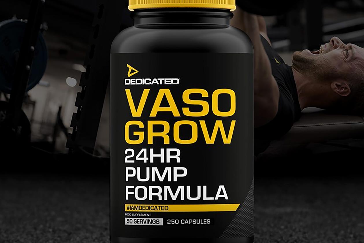 dedicated nutrition vaso grow