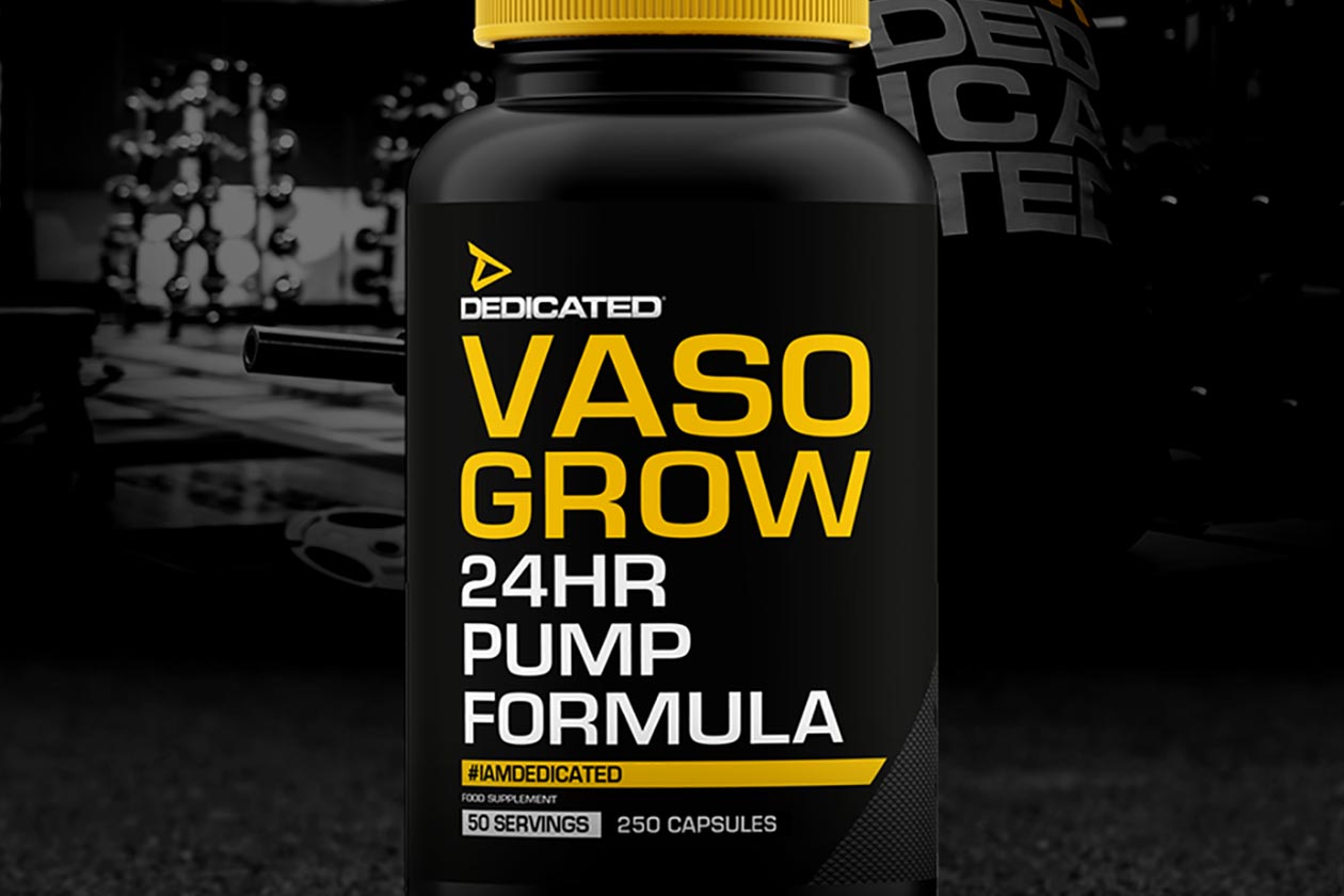 dedicated nutrition vaso grow