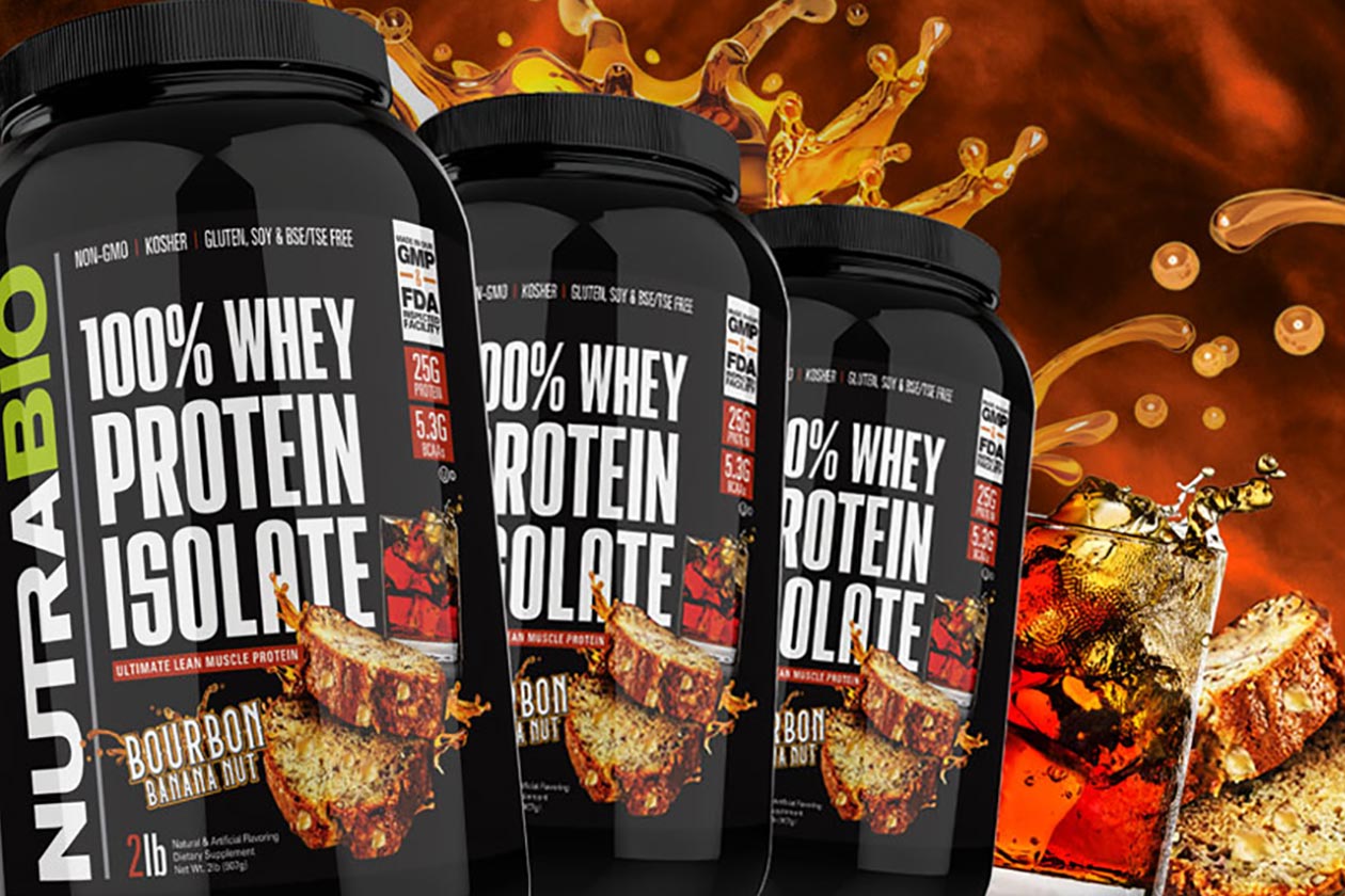 bourbon banana nut nutrabio whey protein isolate