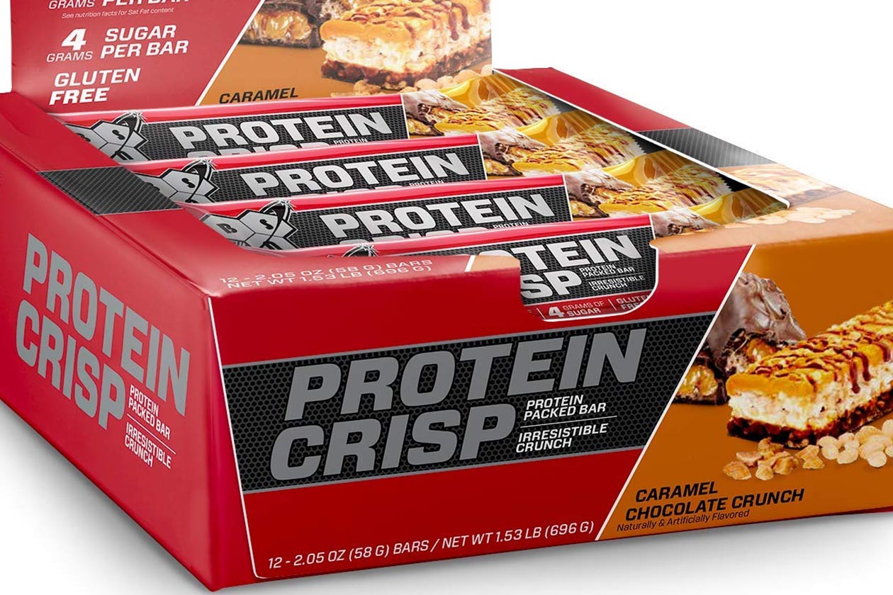 caramel chocolate crunch bsn protein crisp