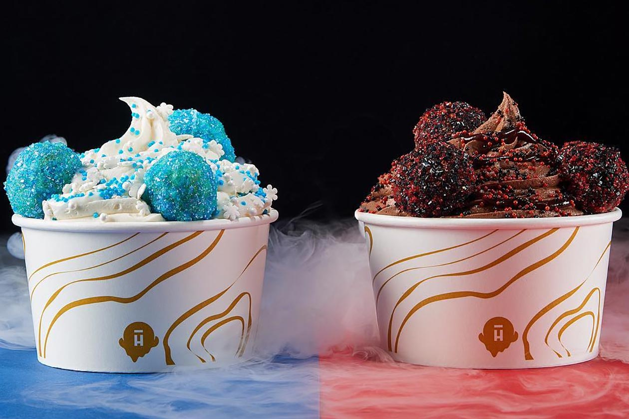 halo top fire ice dragon egg sundaes