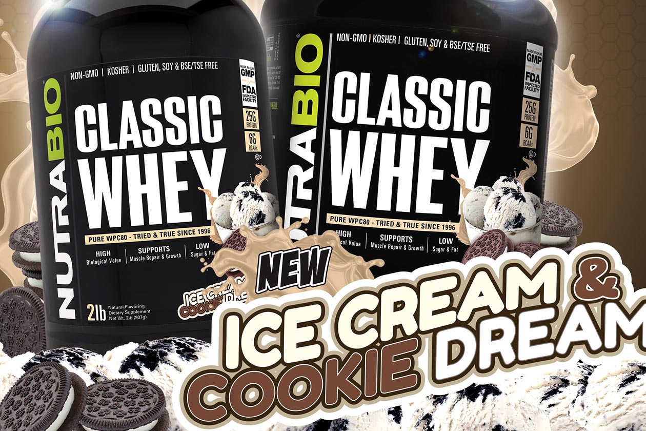 ice cream cookie dream nutrabio classic whey