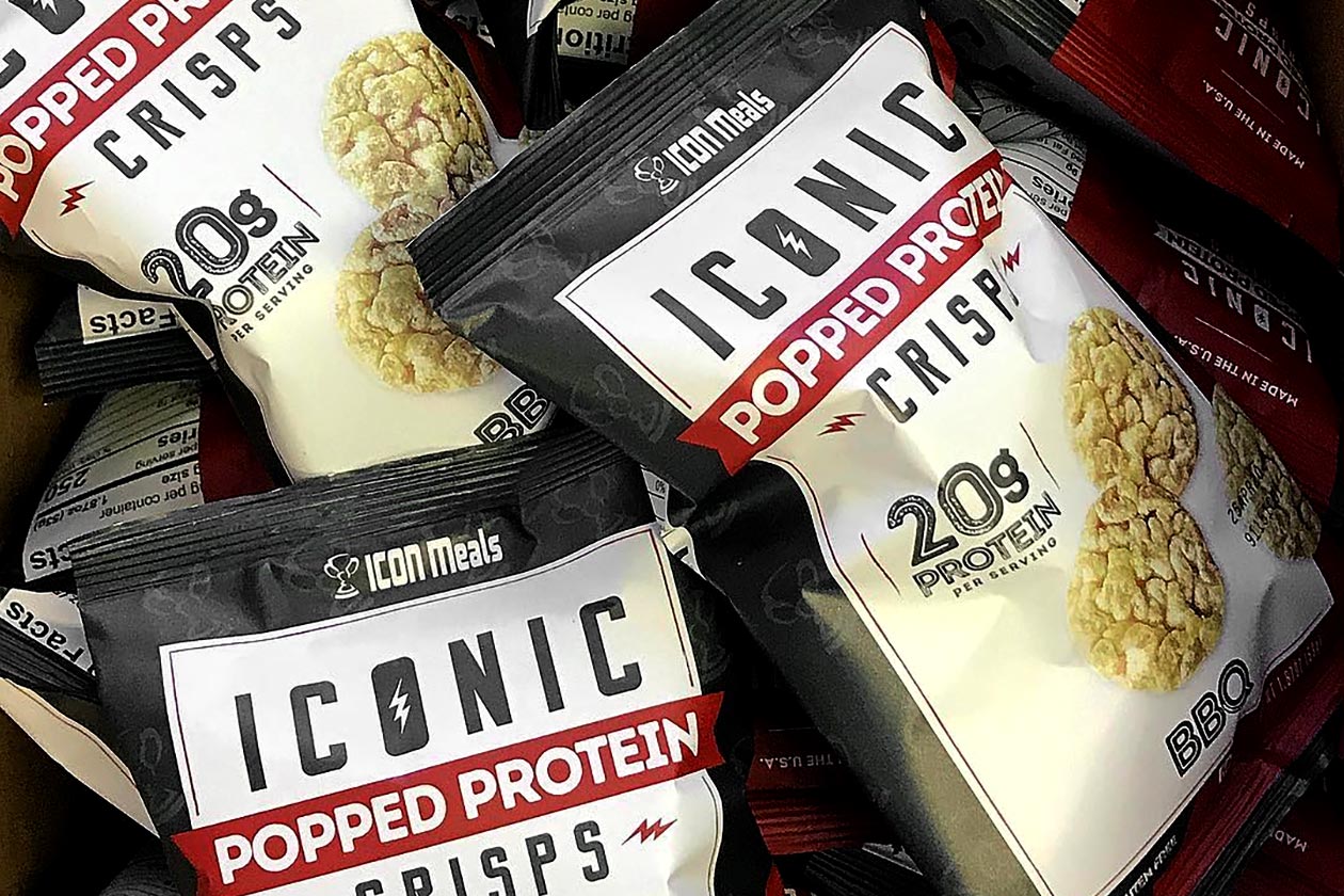 iconic popped protein crisps