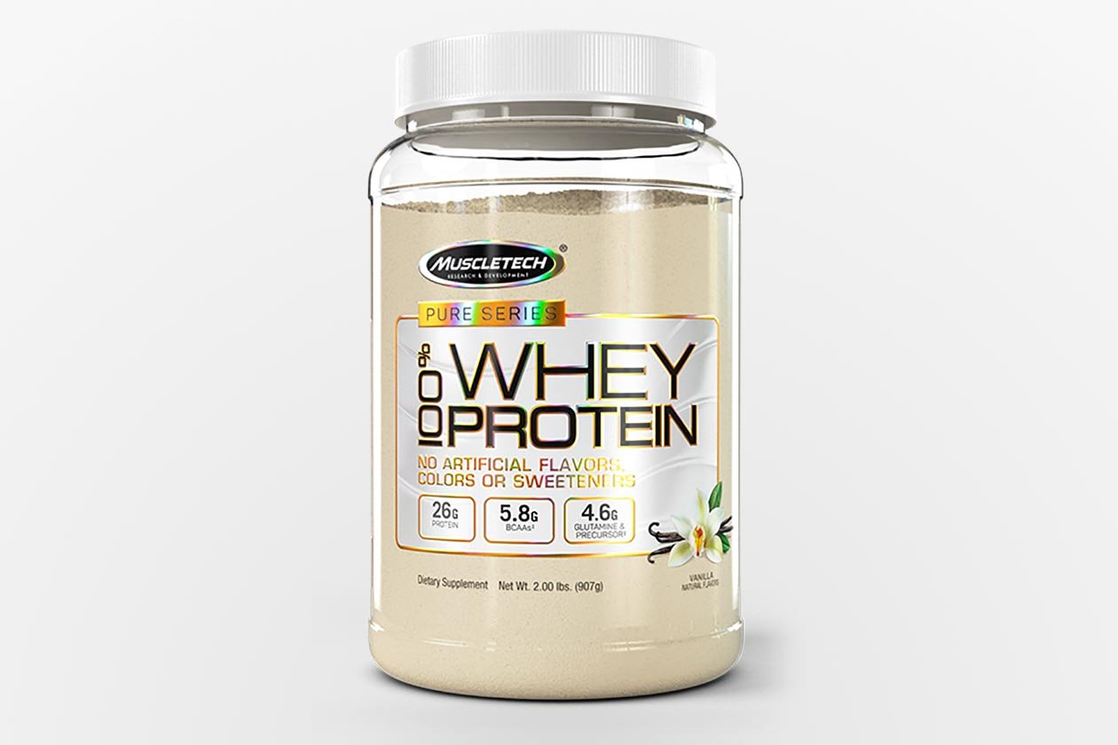 muscletech pure series whey protein