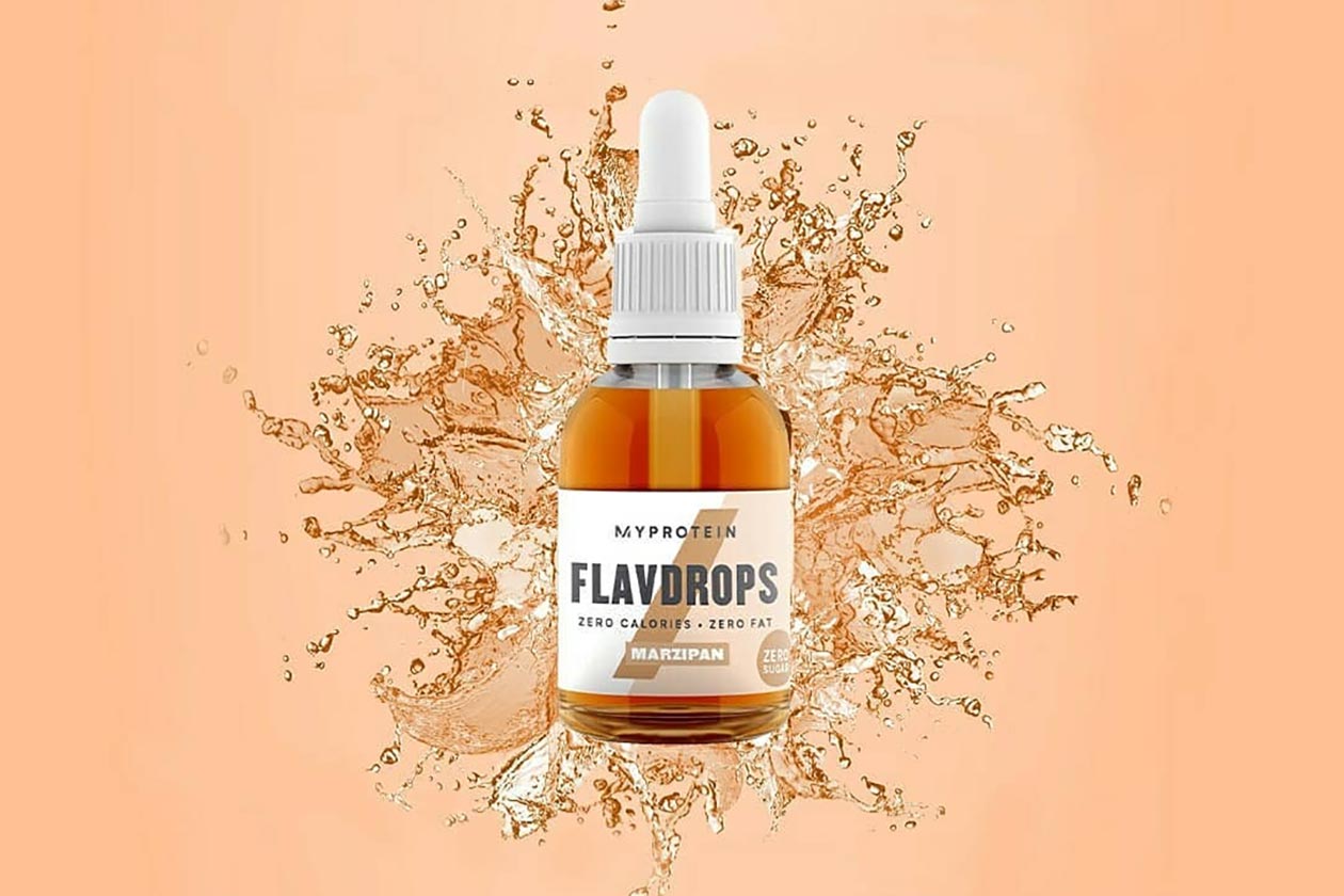 marzipan myprotein flavdrops