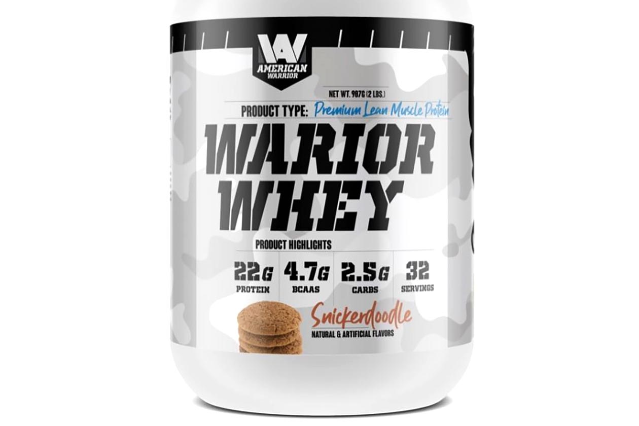 snickerdoodle warrior whey