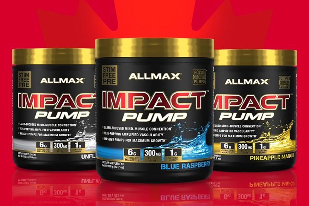 allmax nutrition impact pump