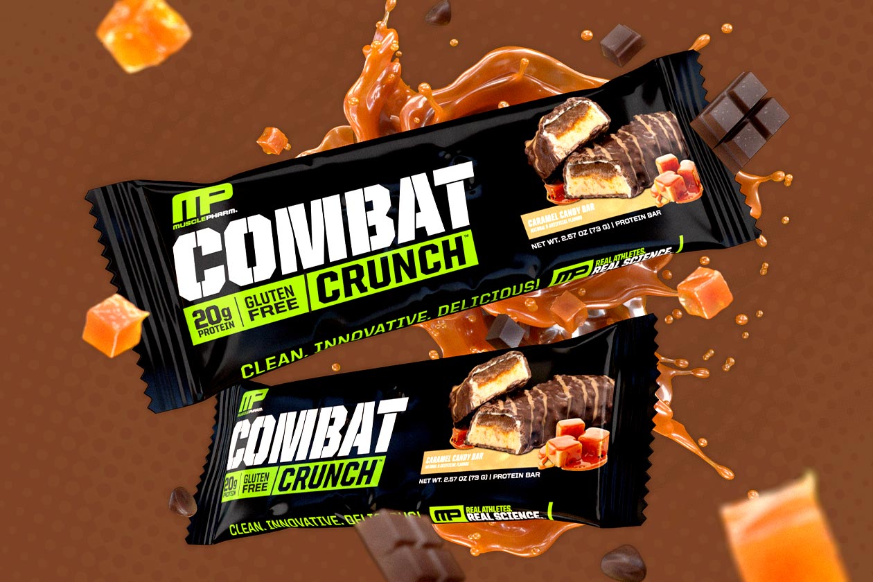 caramel candy bar combat crunch