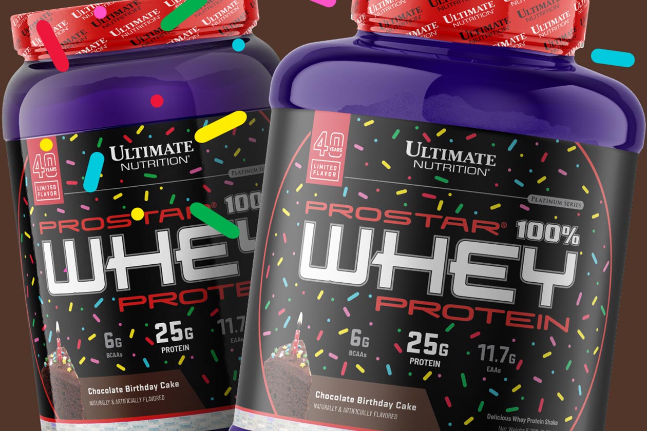 chocolate birthday cake prostar whey