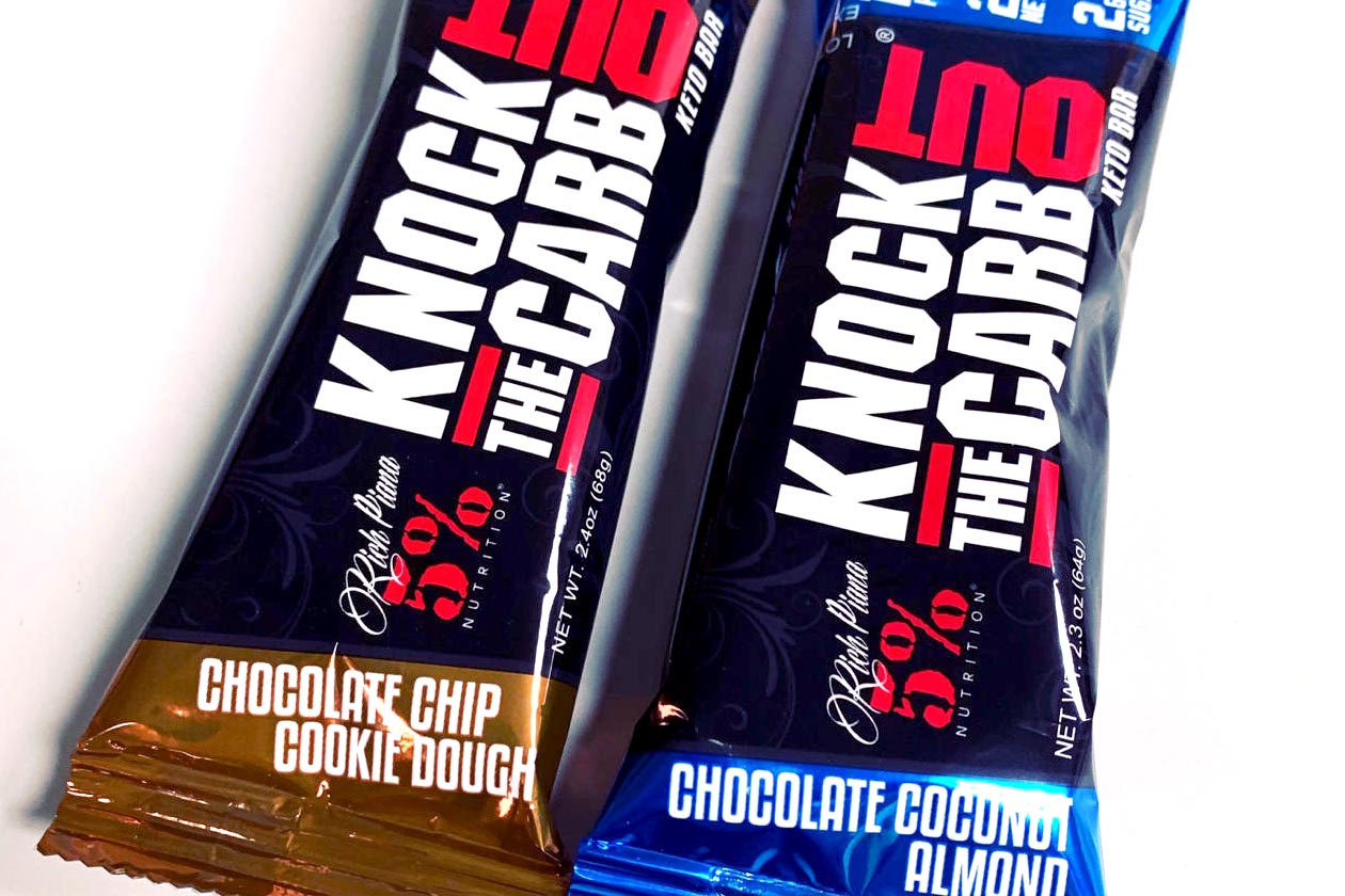 chocolate chip cookie dough knock the carb out bar