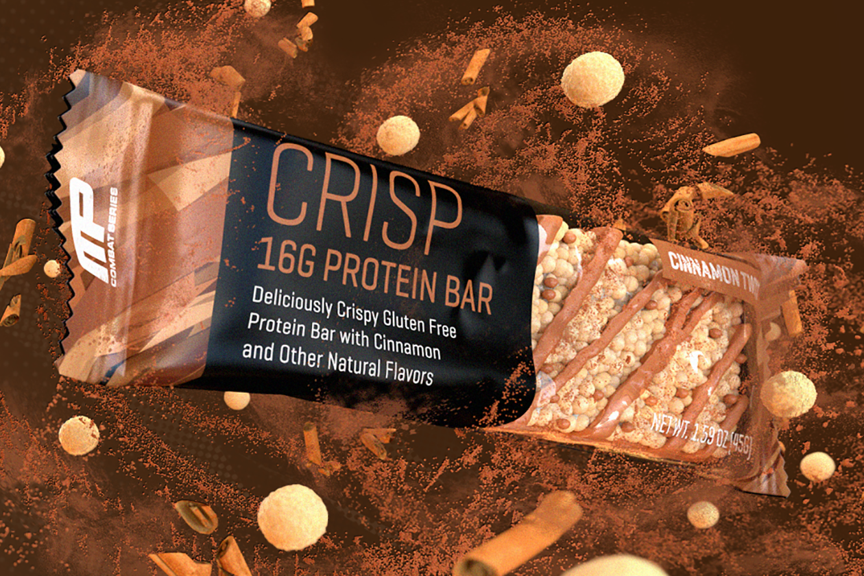 cinnamon twist musclepharm crisp protein bar