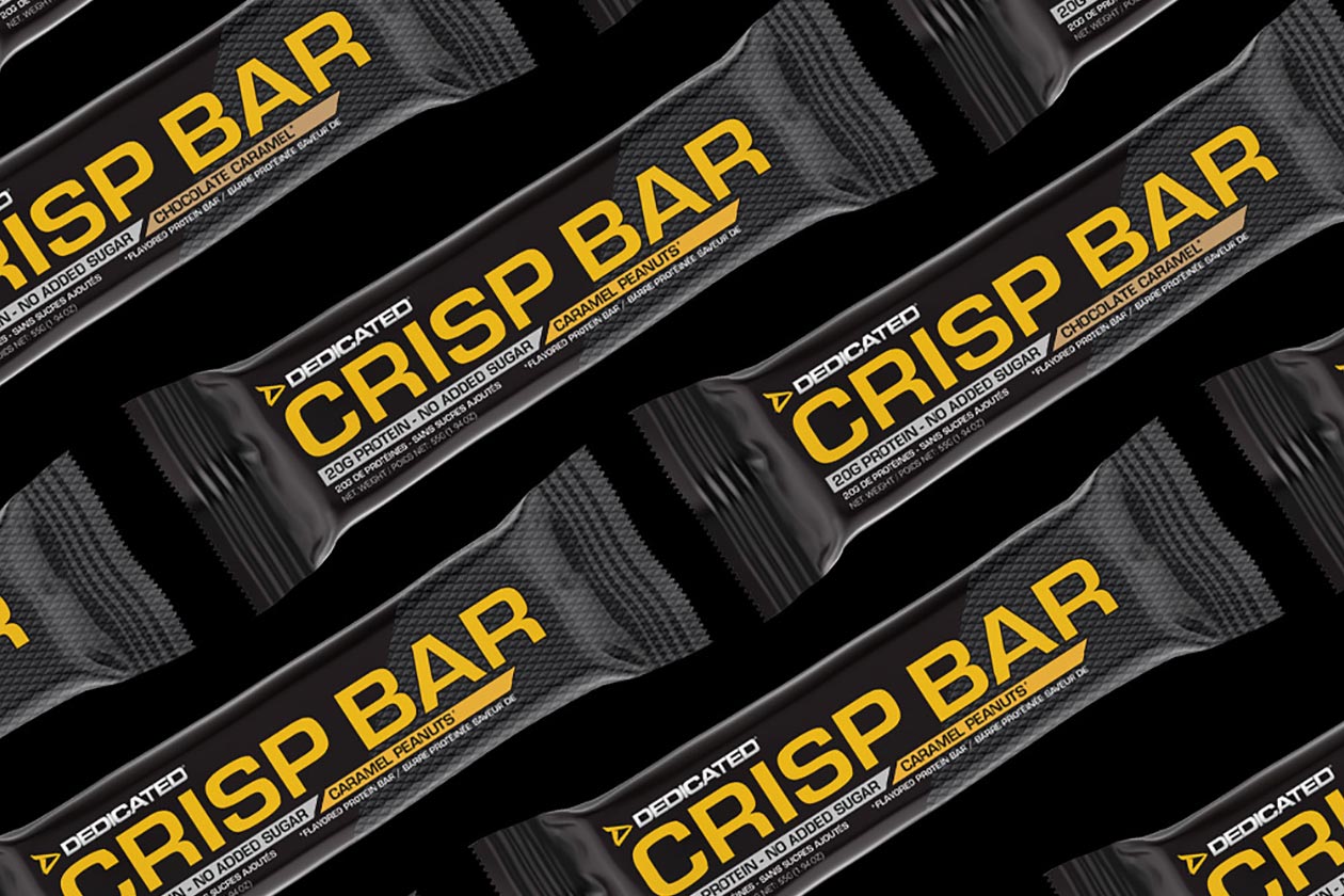 dedicated nutrition crisp bar