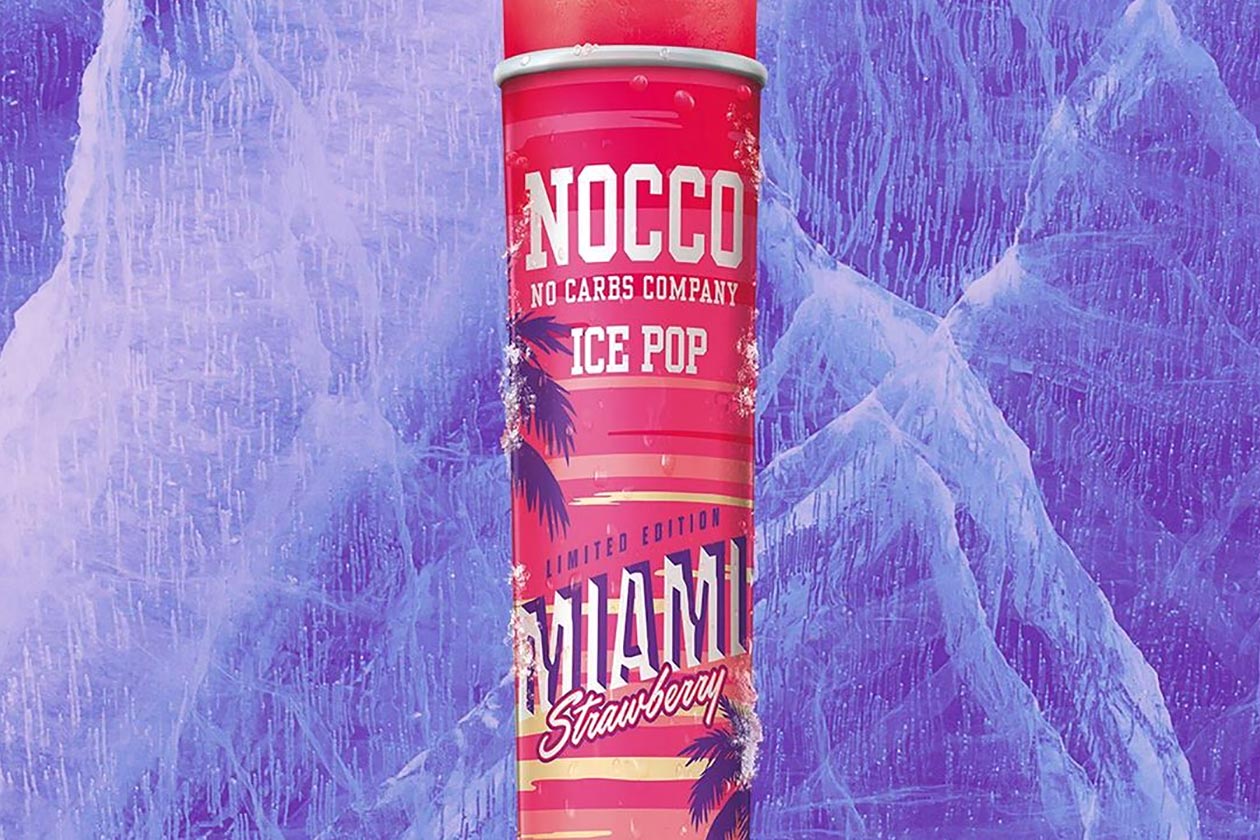 nocco miami strawberry ice pop