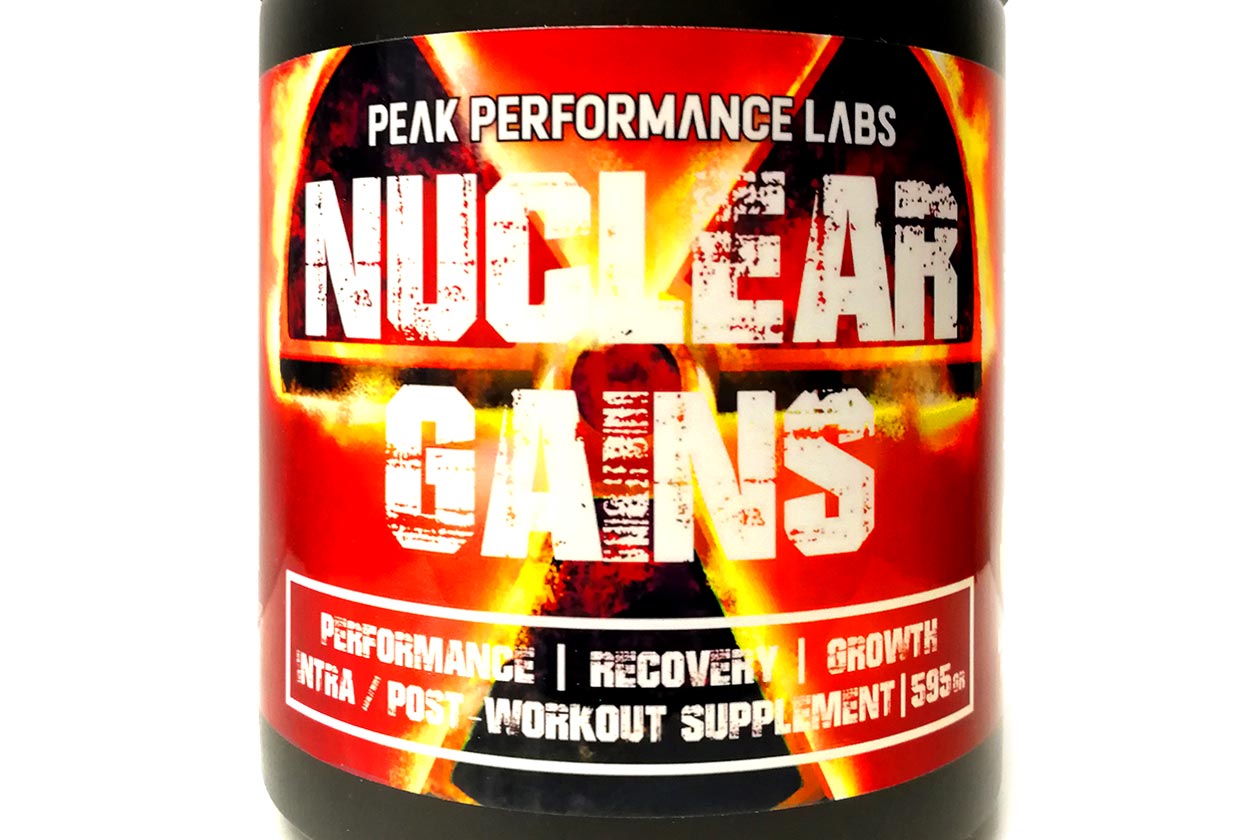 peak performance labs nuclear gains