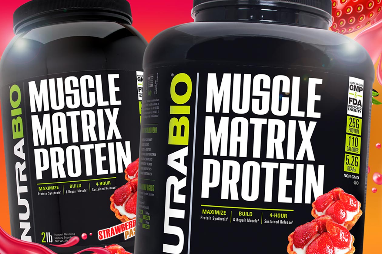 strawberry pastry nutrabio muscle matrix