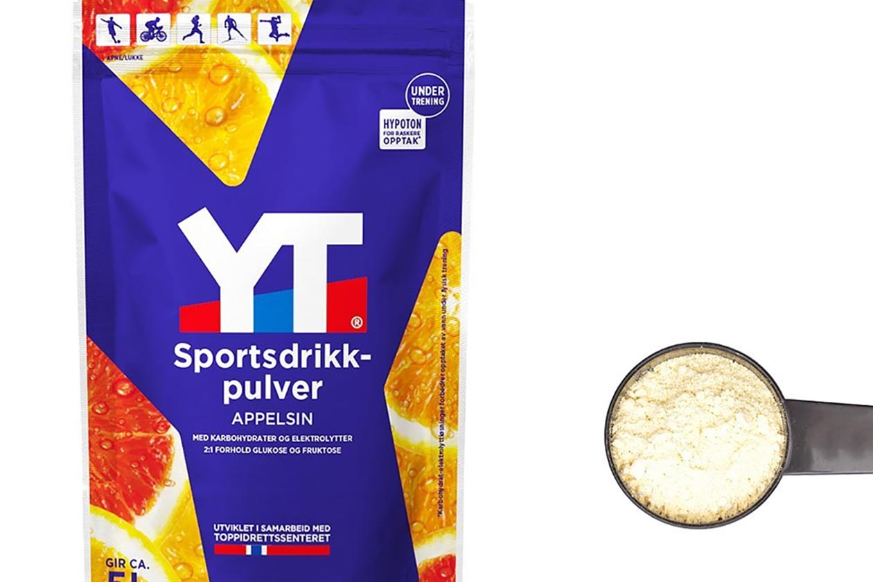 yt orange sports drink powder