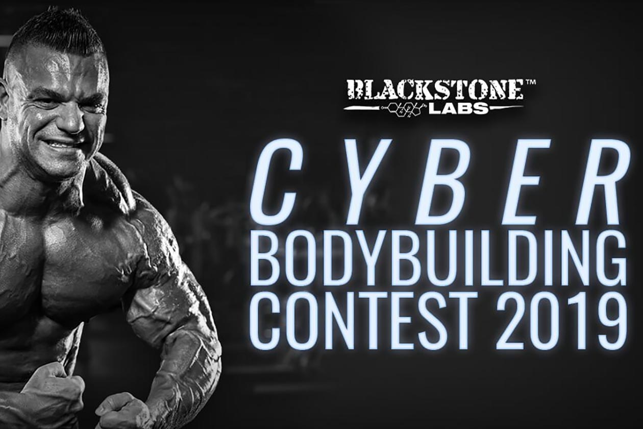 blackstone labs cyber bodybuilding contest