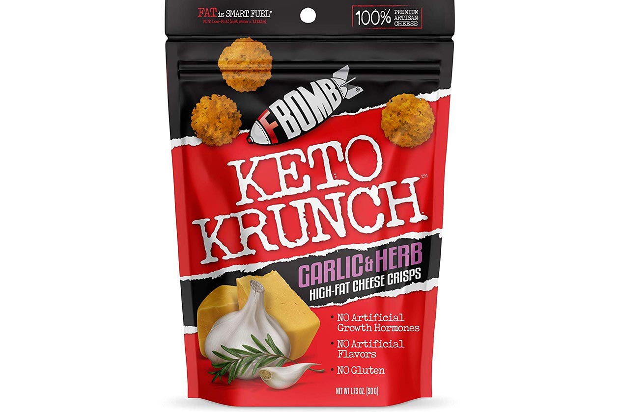 fbomb keto crunch garlic and herb