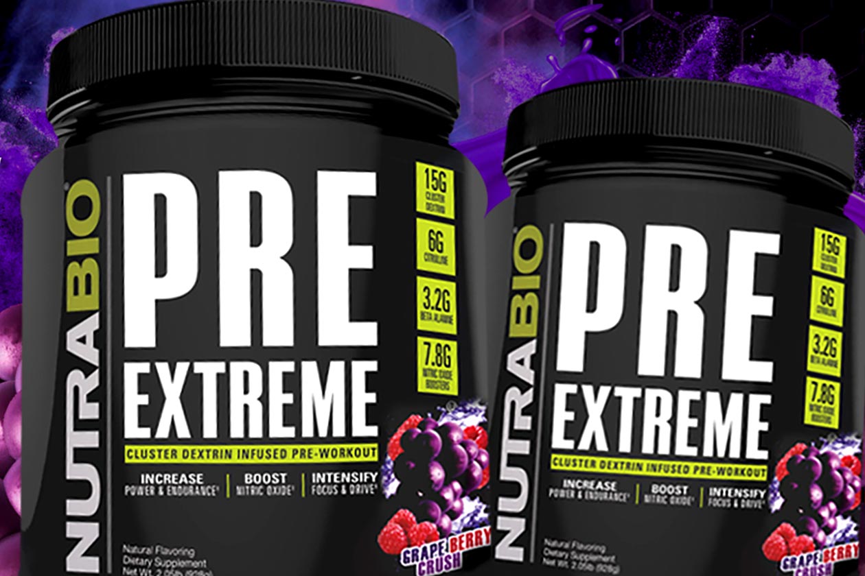 nutrabio grape berry crush pre extreme