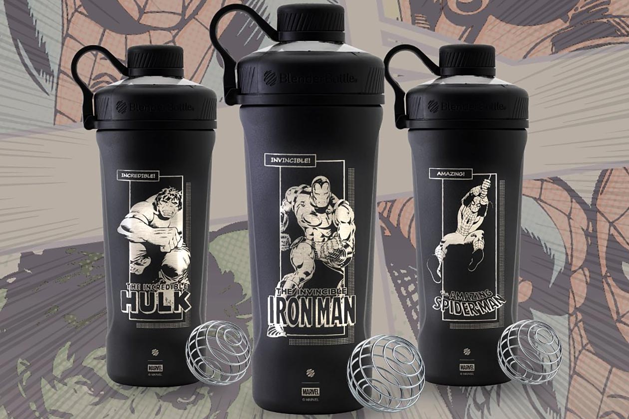 retro marvel blenderbottle shakers