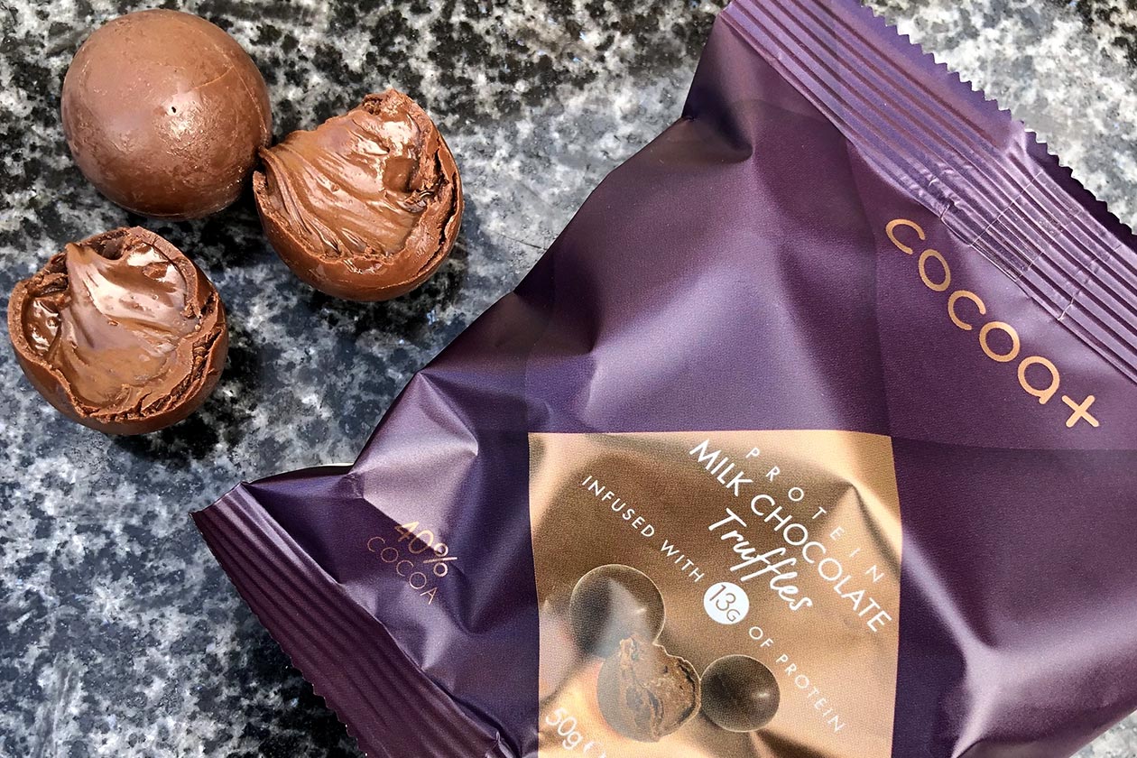 cocoa protein chocolate truffles