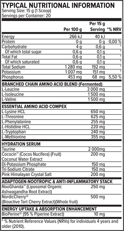 evolve nutrition neuro-eaa